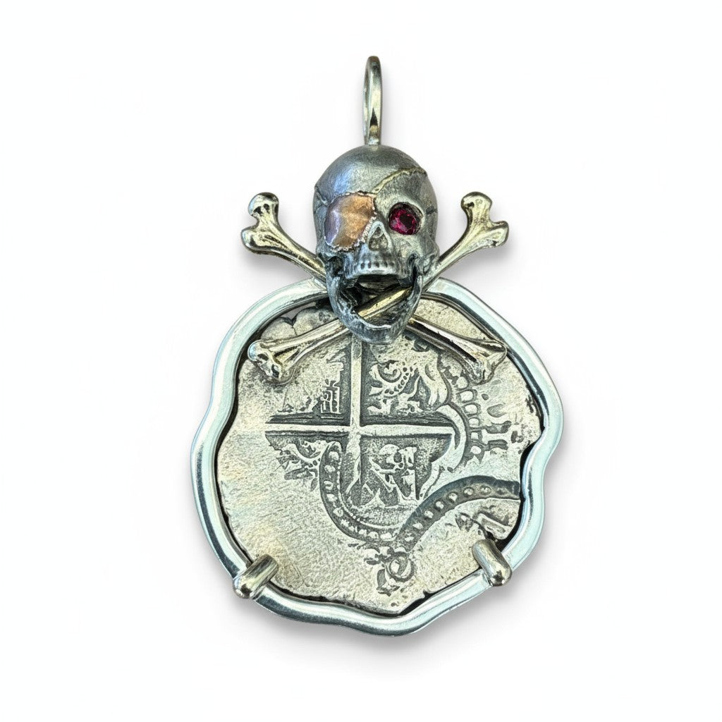 La Capitana Shipwreck - 4 Reales - Crowned "O" -  Assayer "E" (last shield design)