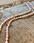 Conch Shell and 14k gold beads necklace - 22" length.