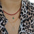 Emerald Octogon Pendant Necklace - Solid 14kt
