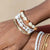 Gold Puka Shell Pearl Bracelet - Maka
