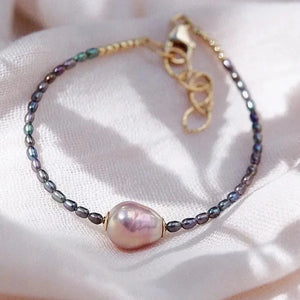 Baroque Pink Pearl Bead Bracelet - Kaimalie