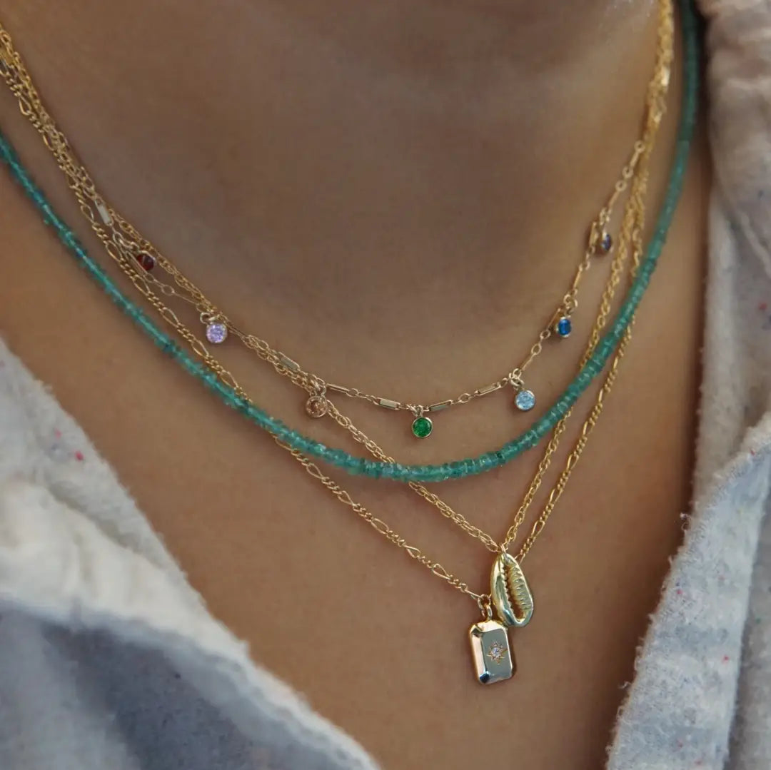 Full Zambian Emerald Necklace