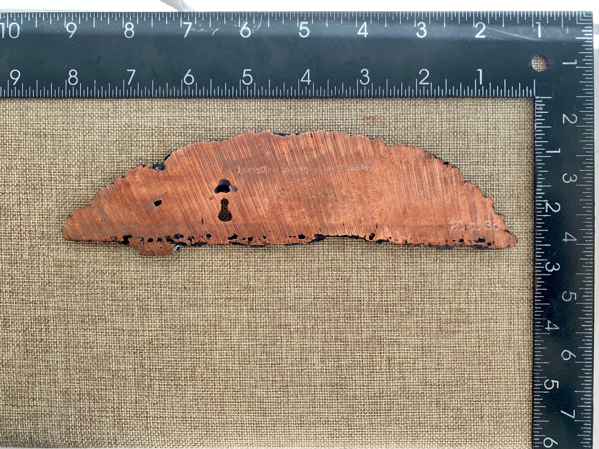 Atocha Shipwreck Copper - Ingot Slice#21 -Weight 385 grams