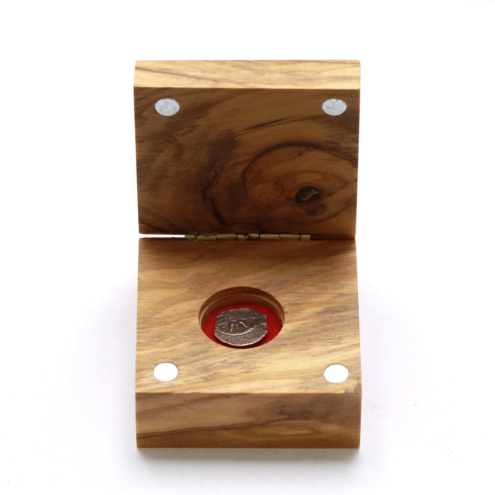 Widow Mites in Olive Wood Box