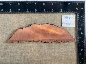 Atocha 1622 Shipwreck Copper - Ingot slice 7 of 35 - Weight: 373 grams