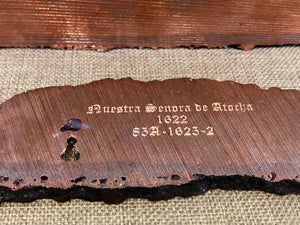 Atocha 1622 Shipwreck - Copper Ingot Slice (2 of 35) - Weight: 1,311 grams