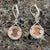 Widows Mite - Classic Coin Earrings with Sterling Silver Hooked Closure