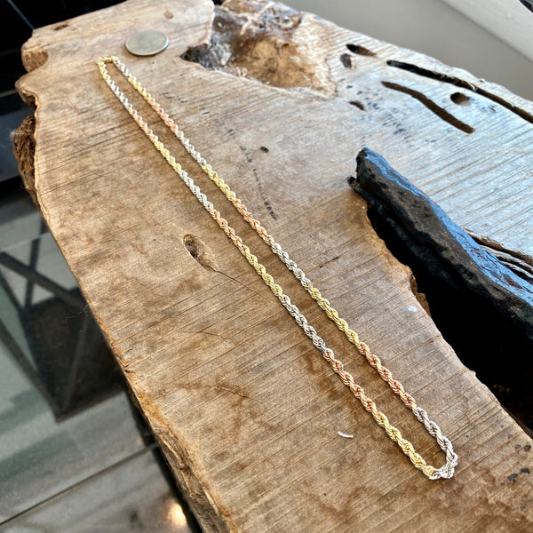 Tri-Color Rope Chain - Shipwreck Treasures of the Keys