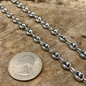 Sterling Silver - Mariner Chain - 6mm - 20"