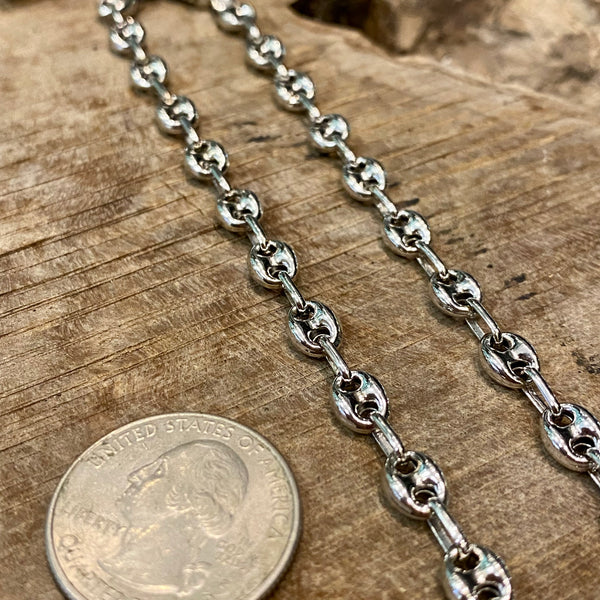 Sterling Silver Mariner Chain 6mm 20" Shipwreck Treasures of