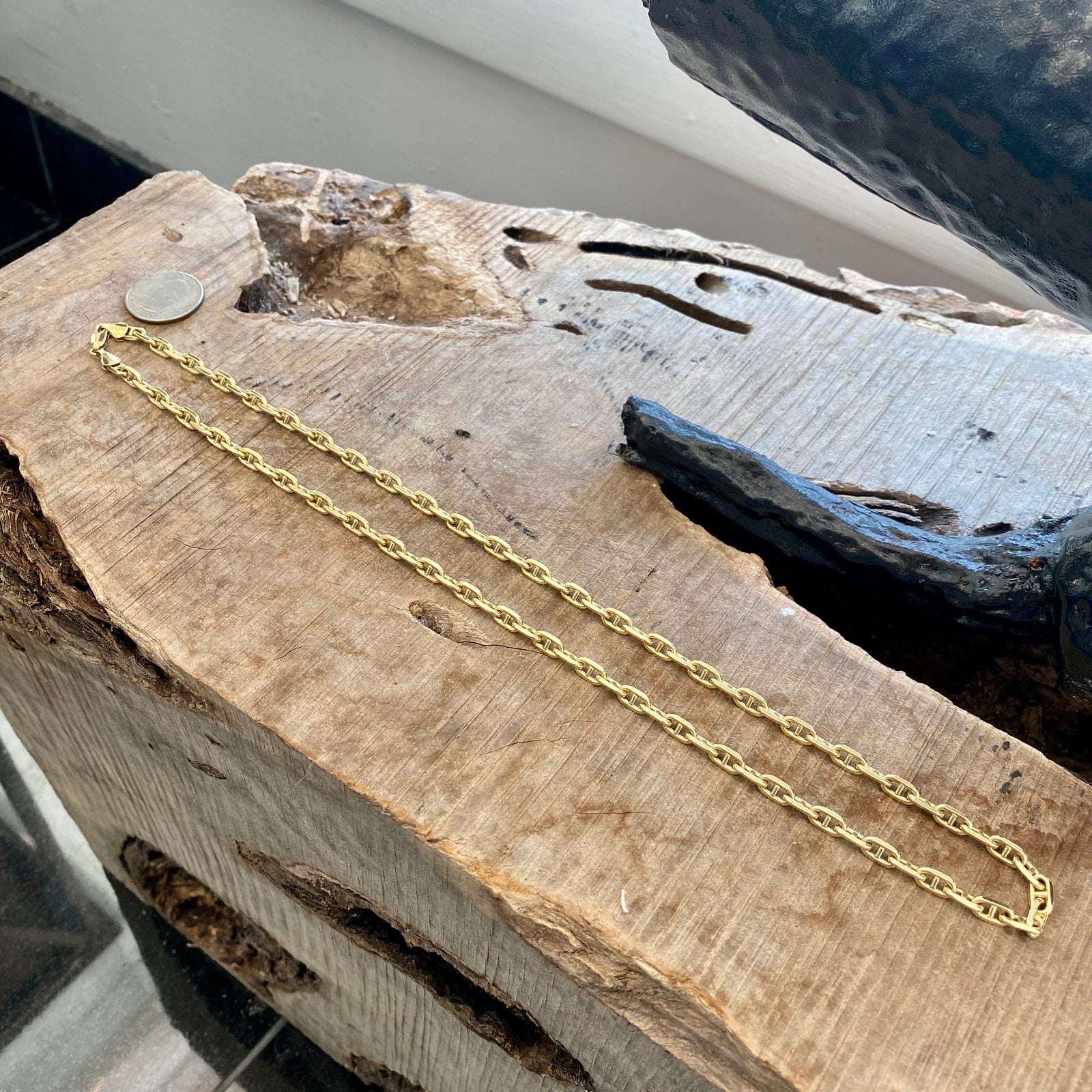 Gold Anchor Chain 24" 41.57g