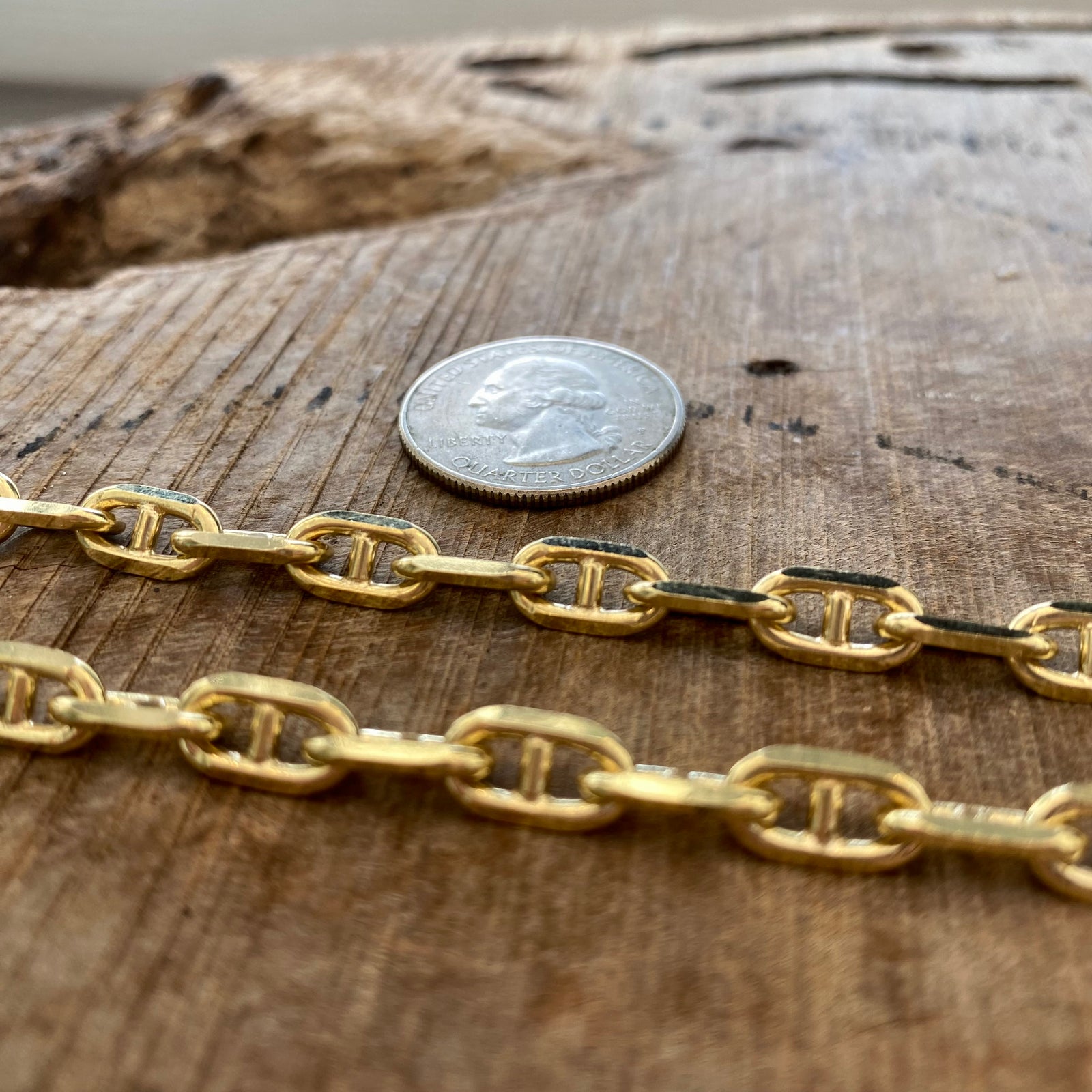 Gold Anchor Chain