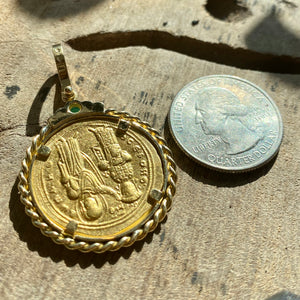 Ancient Byzantine Gold Coin - Romanus III  - Denomination: AV Histamenon - Circa (1028-1034 AD)