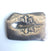 1733 Fleet Florida Keys Shipwreck - 8 Reales - Mexico Mint - "Klippe" or square cut coin - Mounted in sterling silver (hand engraved) swordfish with a Sapphire eye