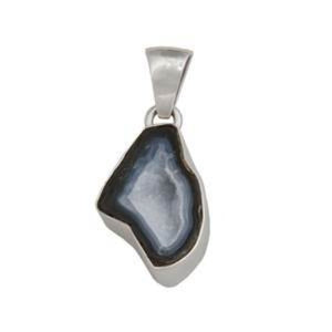 Tabasco Geode Pendant - Handcrafted in Sterling Silver