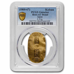 Japan Koban Gold Coin Mounted in 18k Yellow Gold