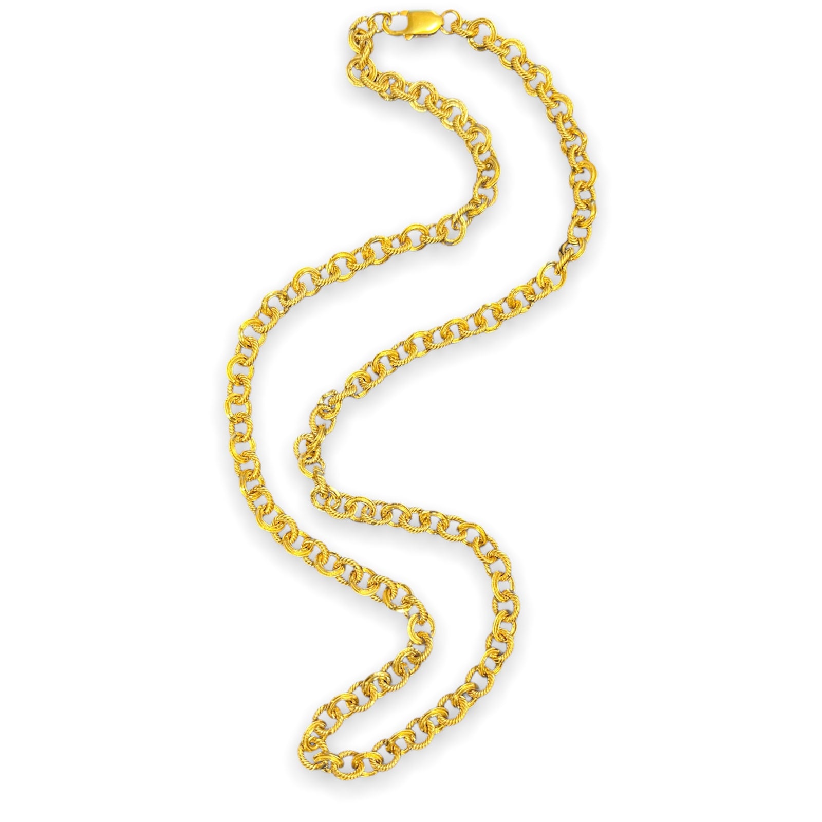 14k Gold Atocha Money Chain - Length 22" - 53 grams