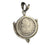 Authentic Spanish Milled Coin - 1 reales - Dated 1802 - Mounted in Sterling Silver - Chain included