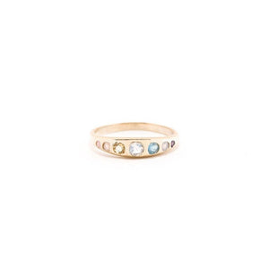 14k Yellow Gold Artists Ring - Size 7