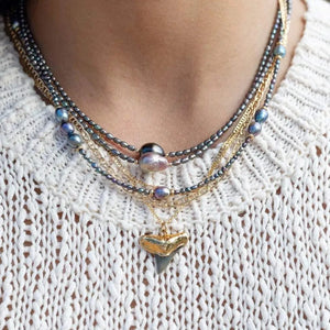 Genuine Tahitian Pearl Choker Necklace - Kaimalie