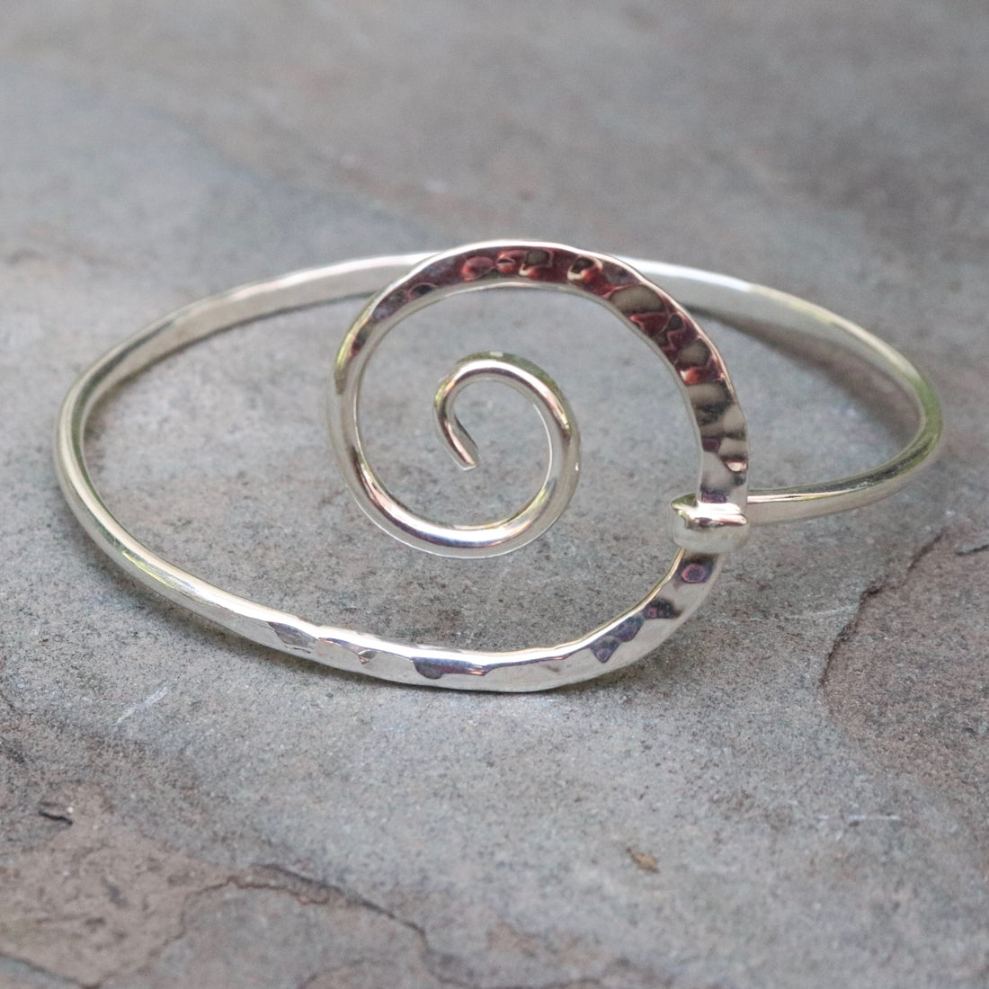 Sterling Silver Wave Bracelet