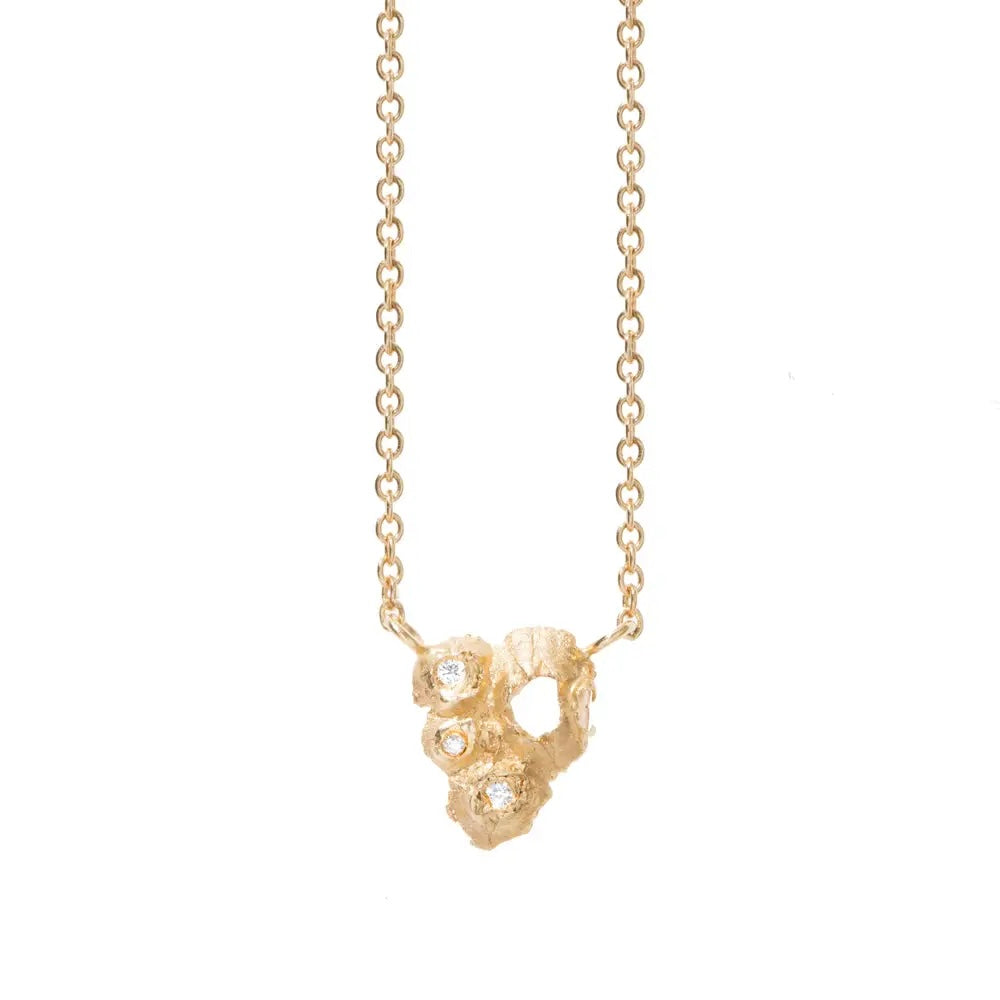 Handcrafted Barnacles Inspired, Vella Colony Diamond Necklace