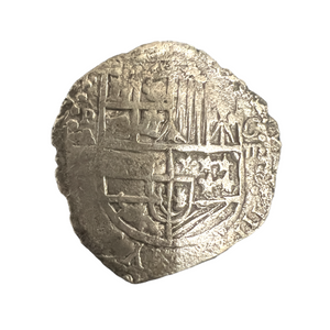 Atocha 1622 Shipwreck - 8 Reales - Grade 1 - Rare Small P Mint Mark