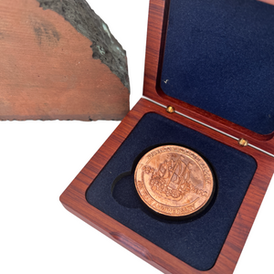 Nuestra Senora de Atocha - 400 Year Anniversary Commemorative Medallion - Created from 100% Atocha Copper in its purest form.