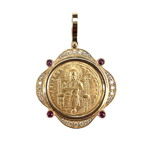 Ancient Byzantine gold coin - AV Histamenon (Nomisma) - Romanus III (Argyrus) - (AD 1028-1034).