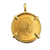 Republica de Cuba - Gold Coin - 10 Pesos - Graded MS61 - Presented in a 14K gold mount