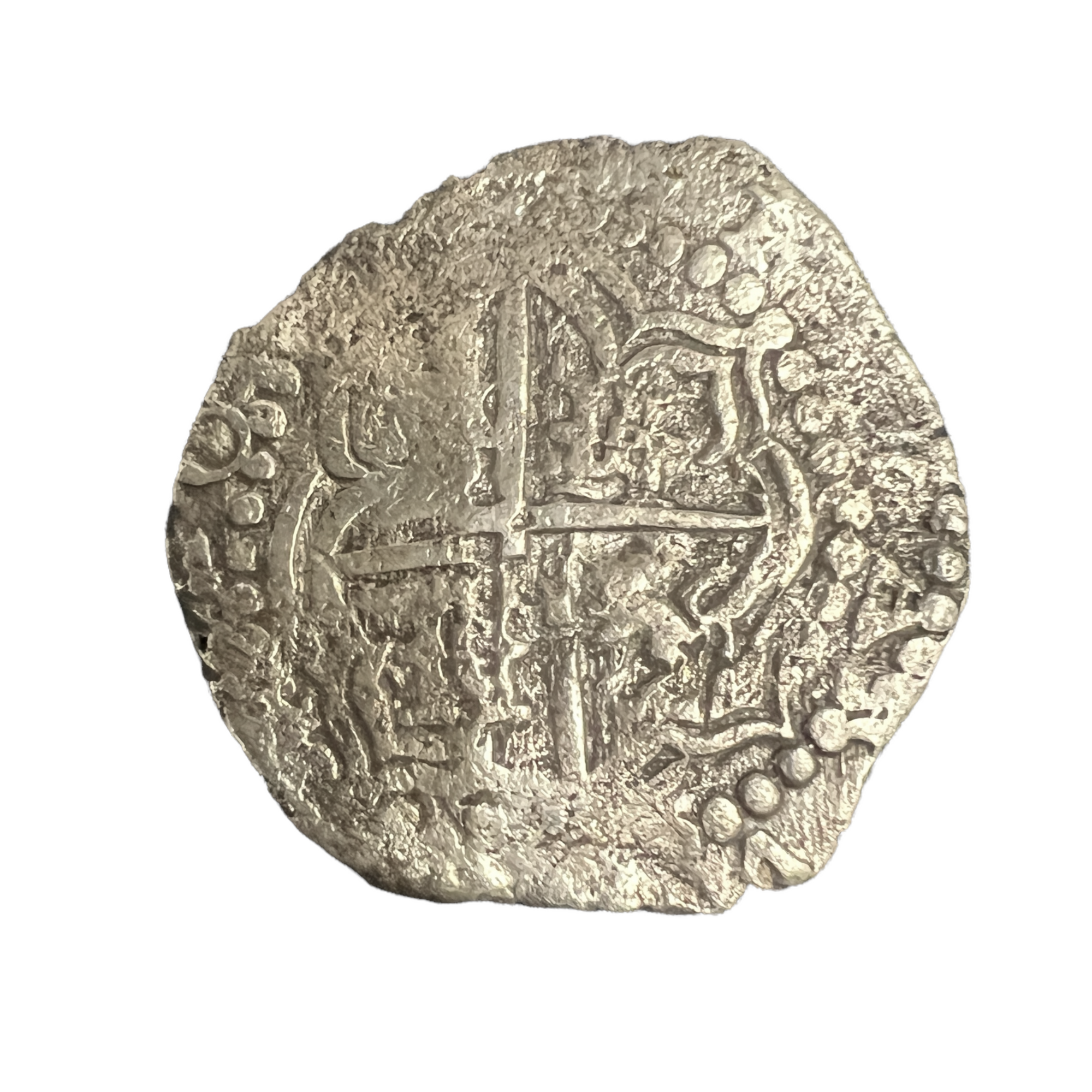 Atocha 1622 Shipwreck - 8 Reales - Grade 1 - Rare Small P Mint Mark