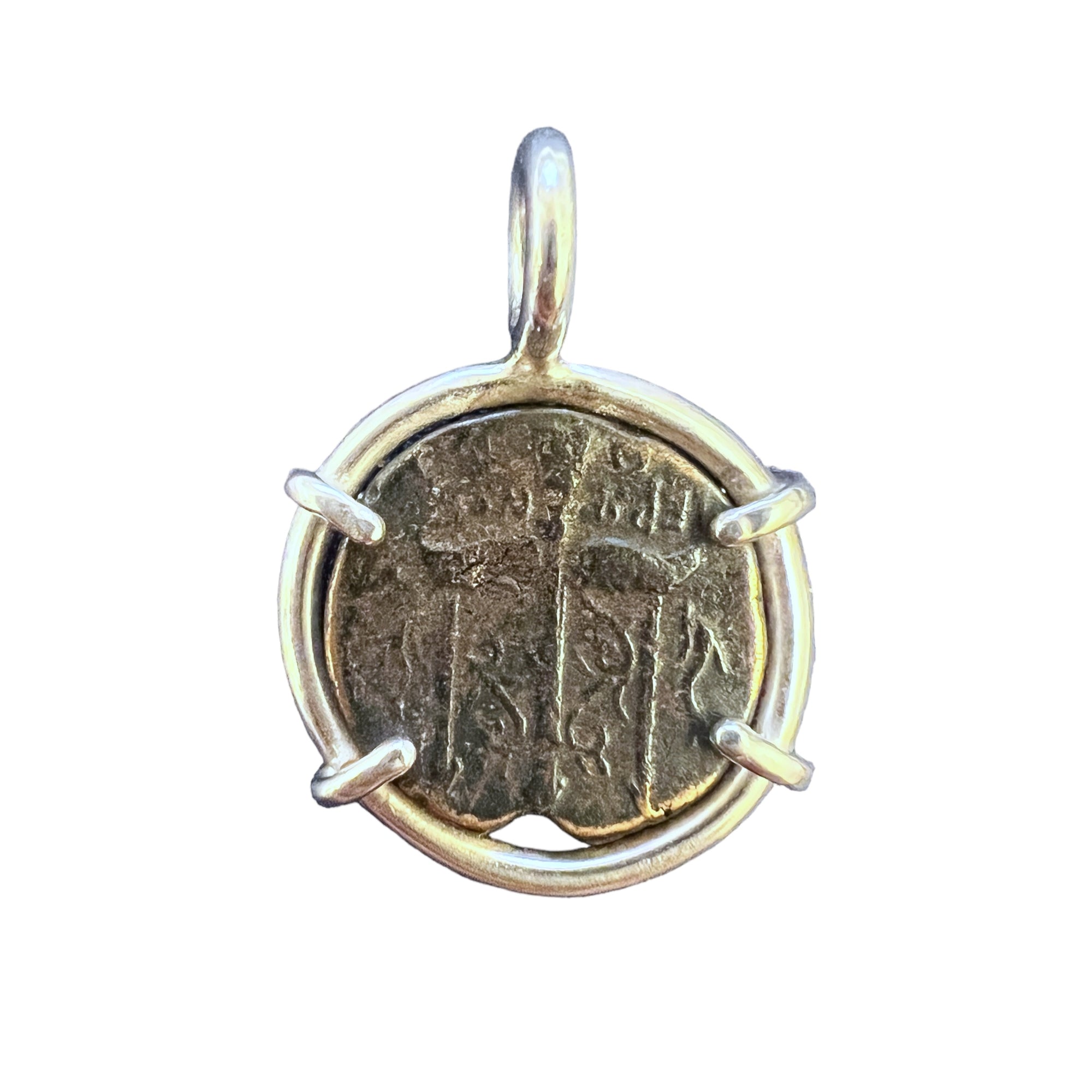 Ancient Greek -Hieron II (Poseidon "King of the Seas") - Presented in a Sterling Silver mount