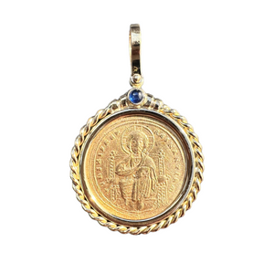 Ancient Byzantine gold coin - AV Histamenon (nomisma) - Empire Romanus III Argyrus - Circa (AD 1028-1034AD).