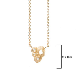 Handcrafted Barnacles Inspired, Vella Colony Diamond Necklace